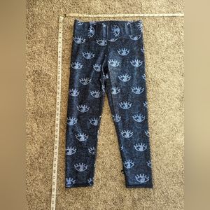 Terez cropped evil eye leggings.